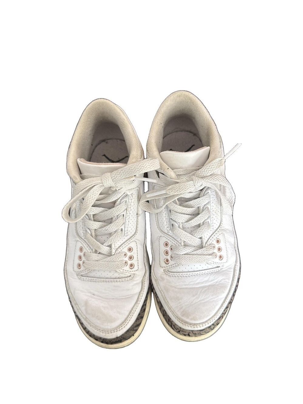 Nike Women's Air Jordan 3 "Dark Mocha" Mid-Top Sneakers. Size 6 - Picture 5 of 10